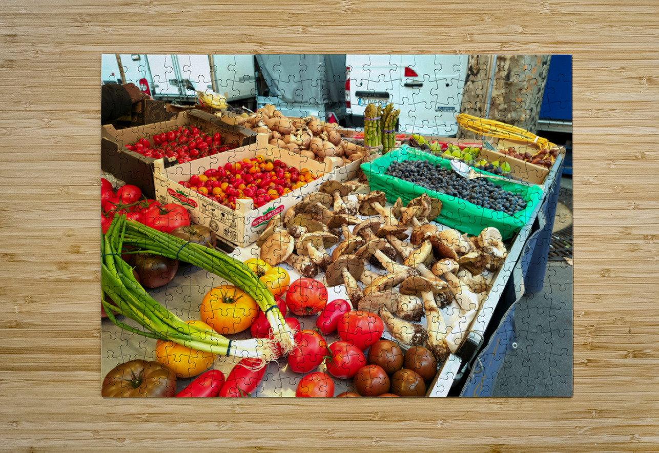 Farmers Market -- Vegetables 2 Click4Pix Puzzle printing