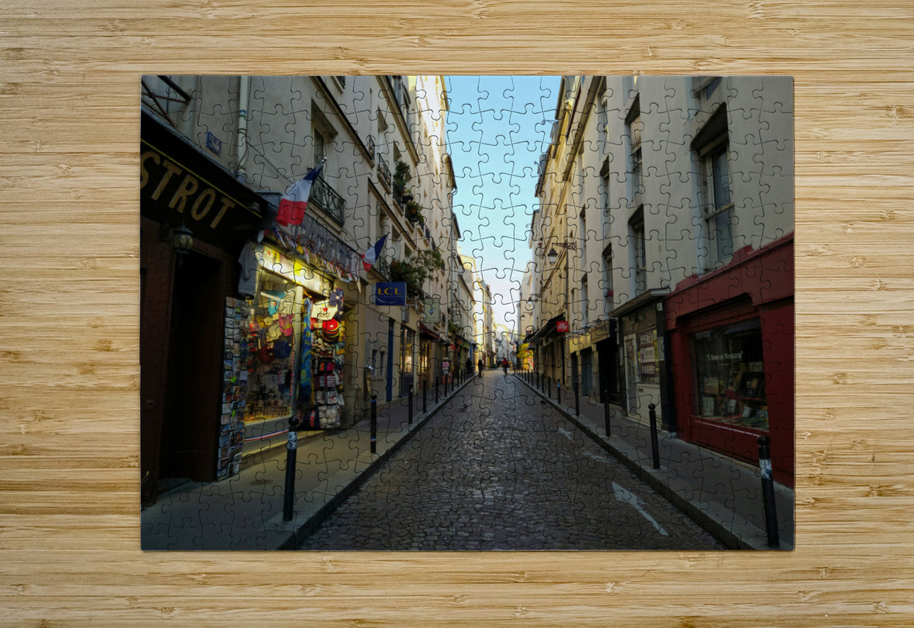 Streets of Paris -- Rue Mouffetard Click4Pix Puzzle printing