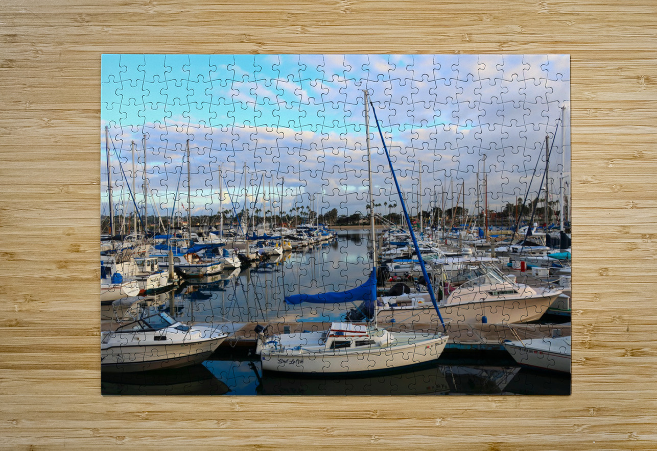 Sea of Boats Click4Pix Puzzle printing