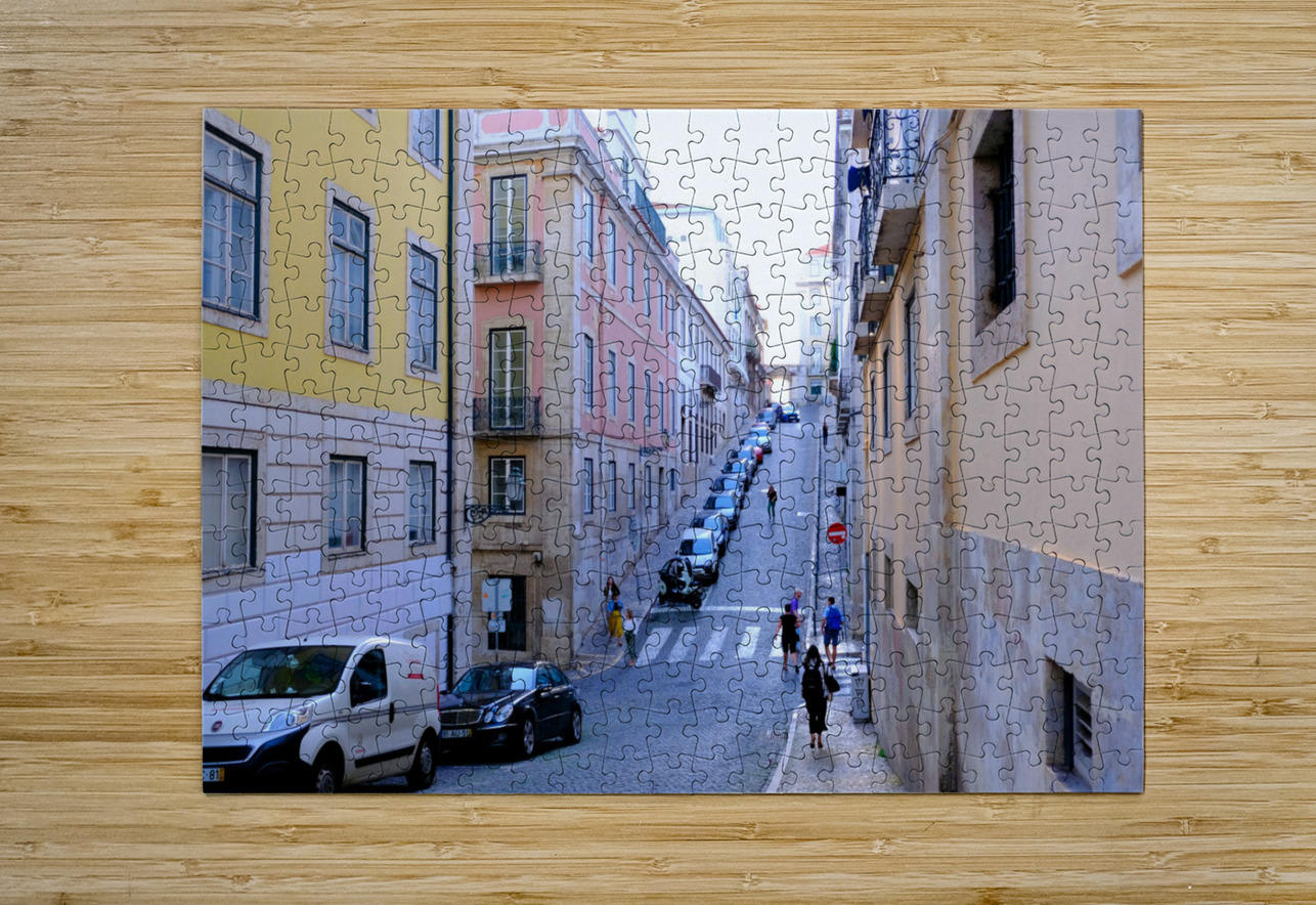 Streets of Lisbon Click4Pix Puzzle printing