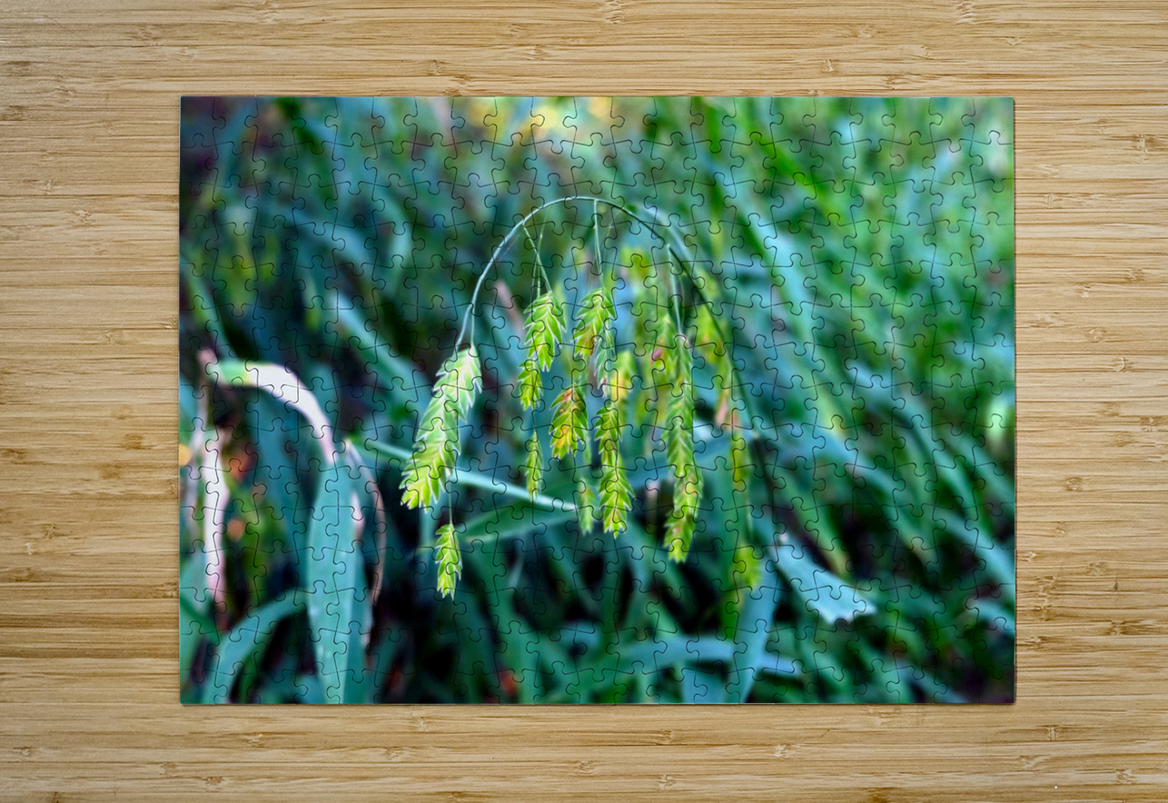 Silent Green Wind Chimes Click4Pix Puzzle printing