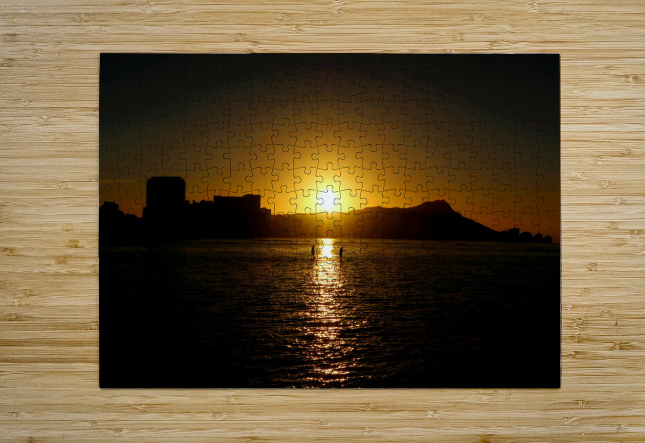 Paddle Board Sunrise Click4Pix Puzzle printing