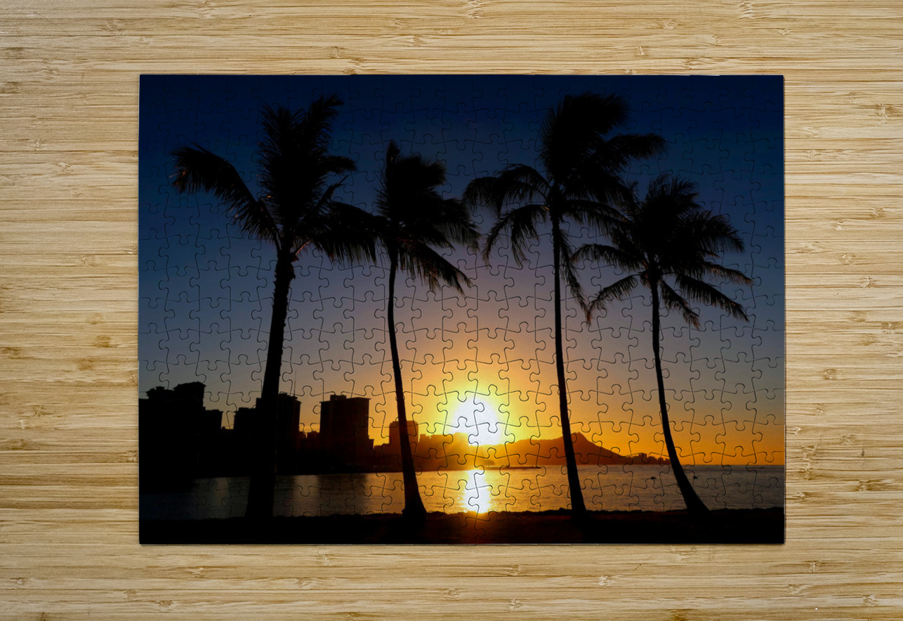 Hawaii Sunset 2 Click4Pix Puzzle printing
