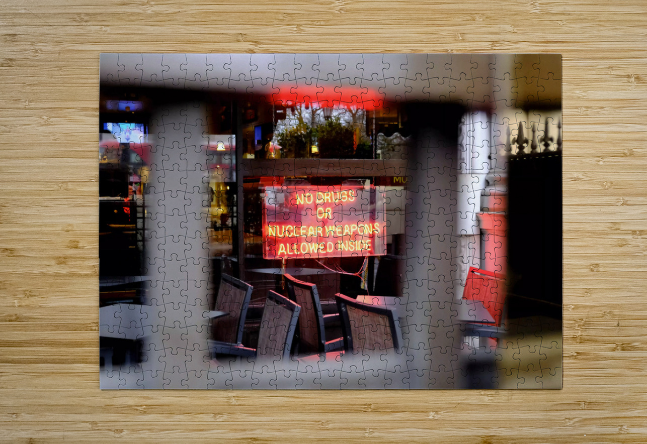 A Hard Rule at this Cafe 2 Click4Pix Puzzle printing
