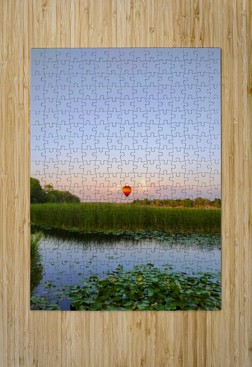 Balloon Over Long Lake Click4Pix Puzzle printing