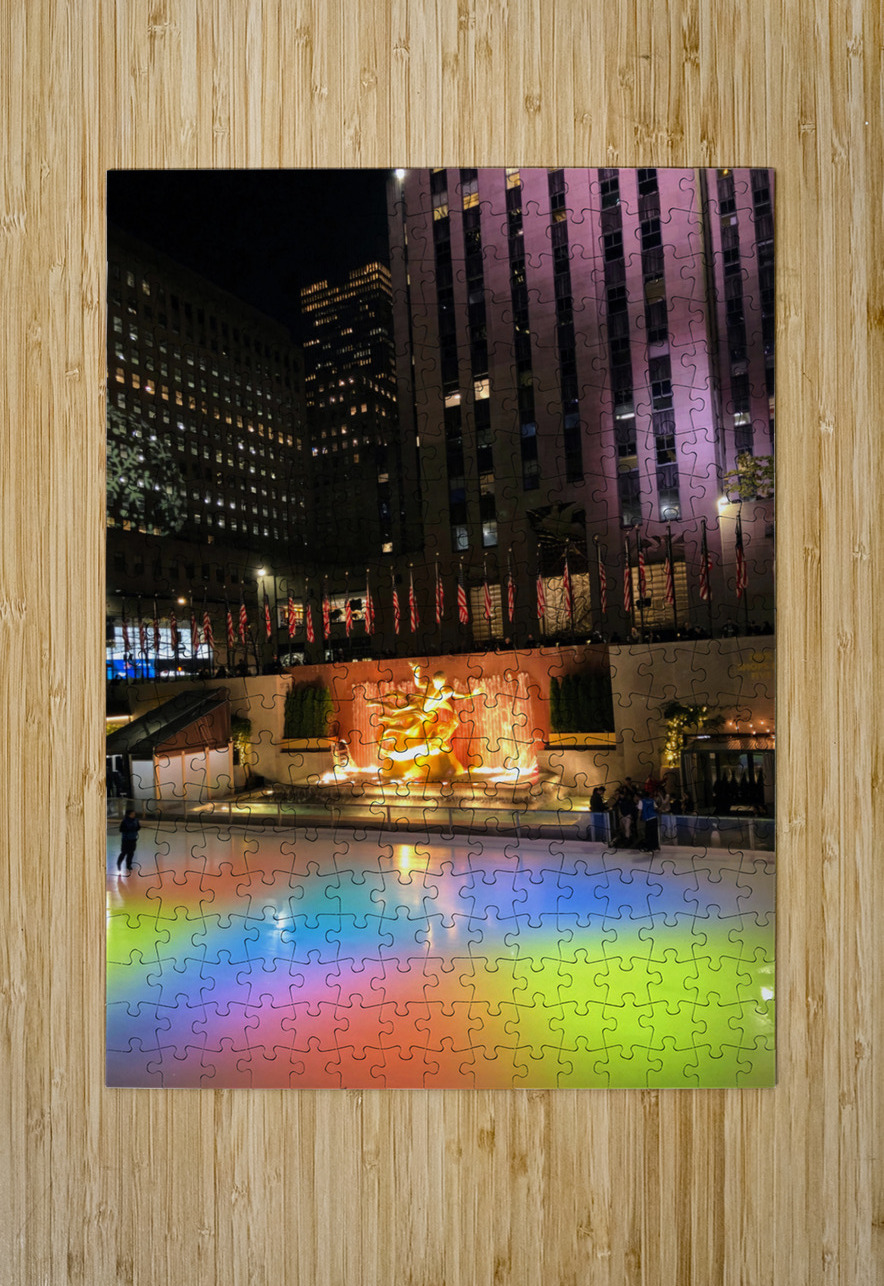 Color on Ice: Rockefeller Nights Click4Pix Puzzle printing