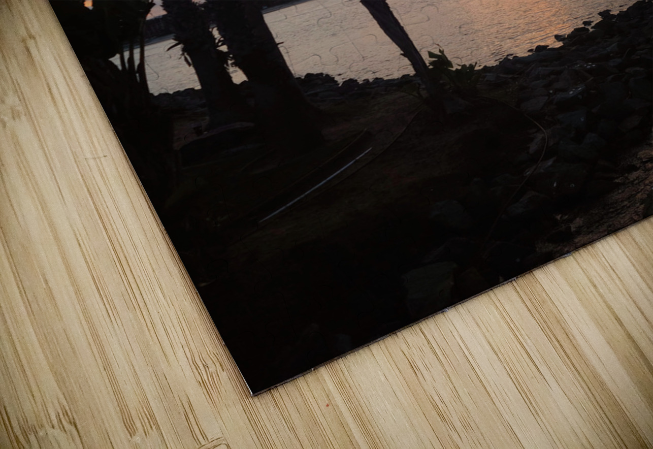 Sunset Paints the Sky in Fire Click4Pix Puzzle