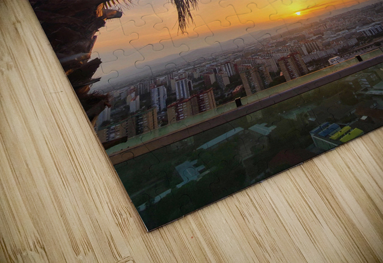 Golden Drift Between Palms Click4Pix Puzzle