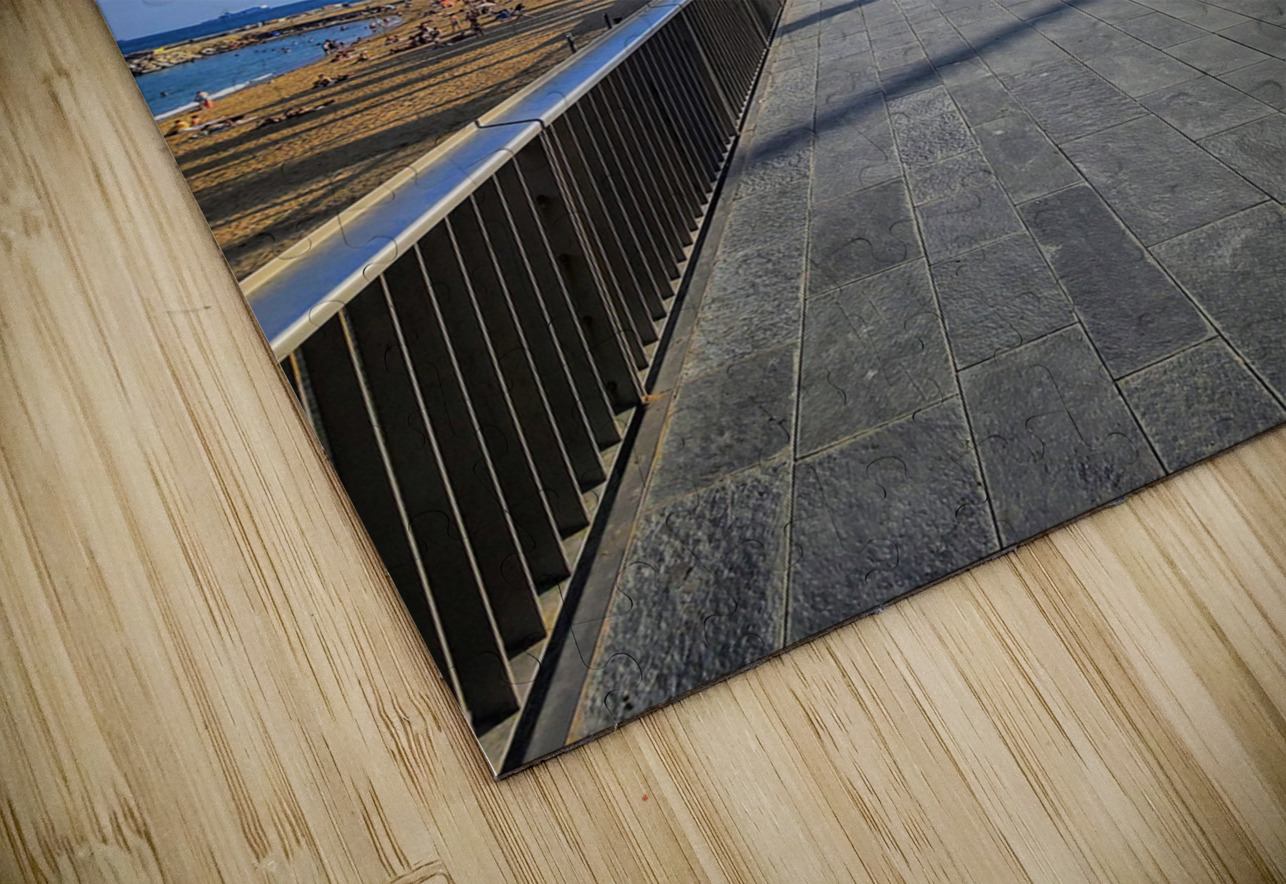 Barcelona Beach: Steps Toward Solace Click4Pix Puzzle