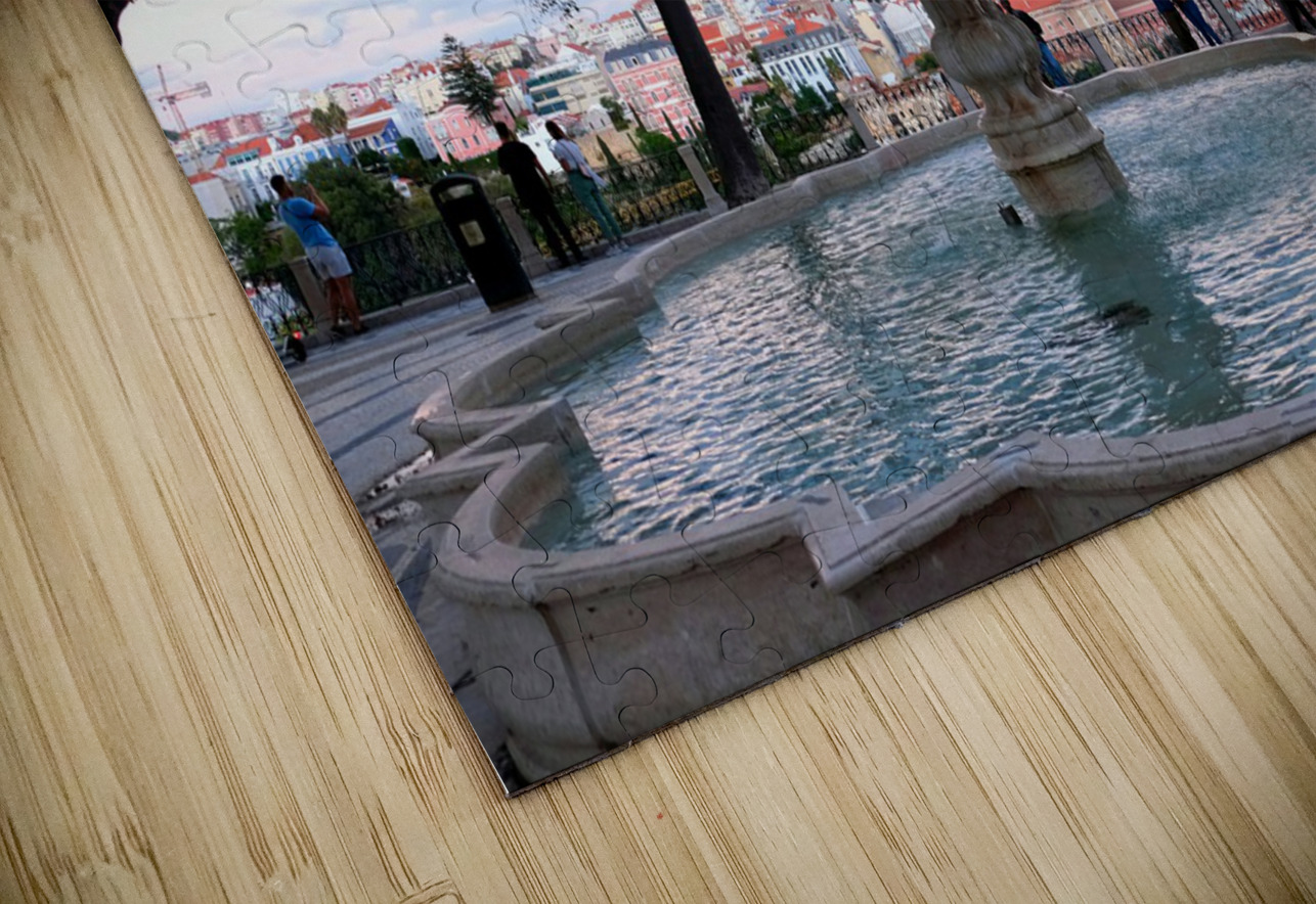 Lisbon Water Fountain  Click4Pix Puzzle