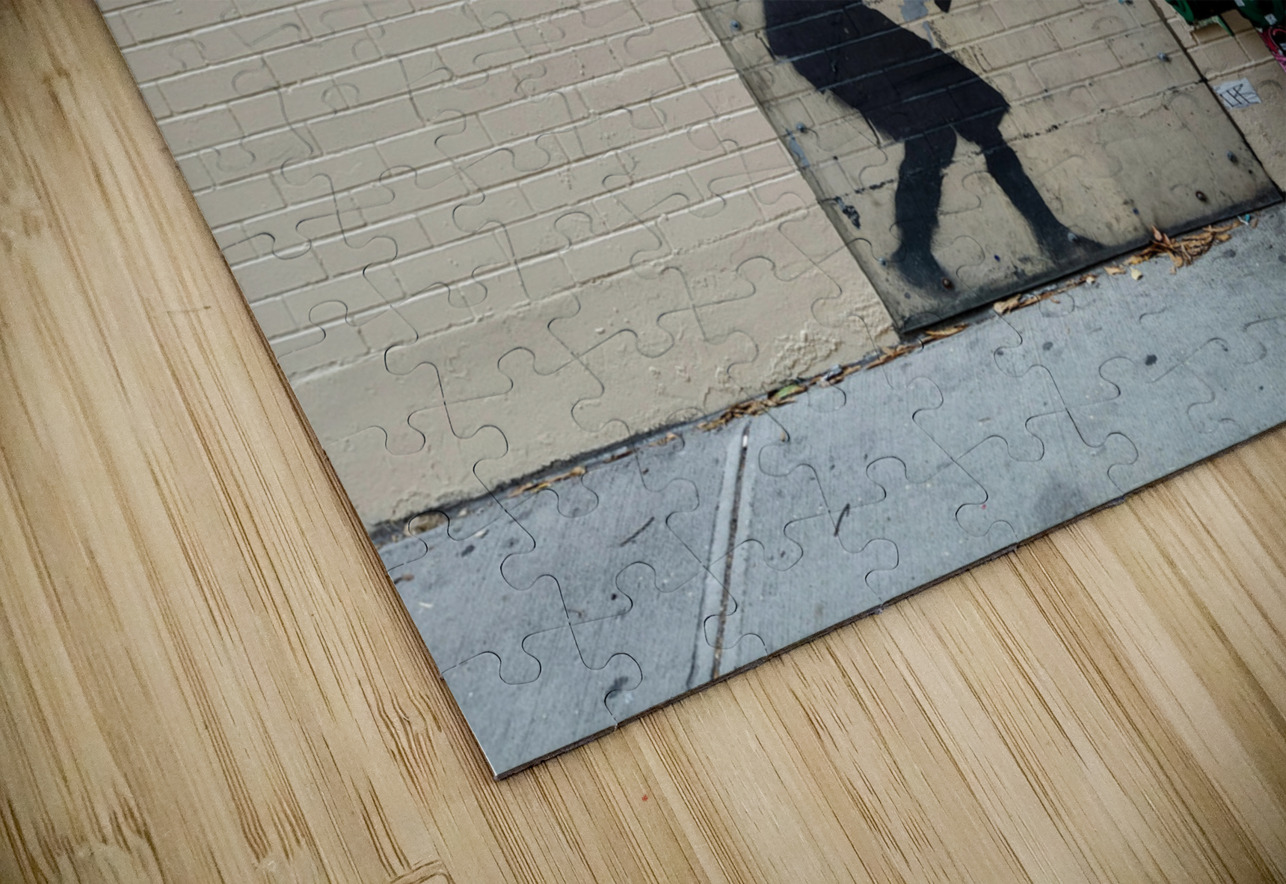 Boy with Hammer – Banksy Street Art Click4Pix Puzzle