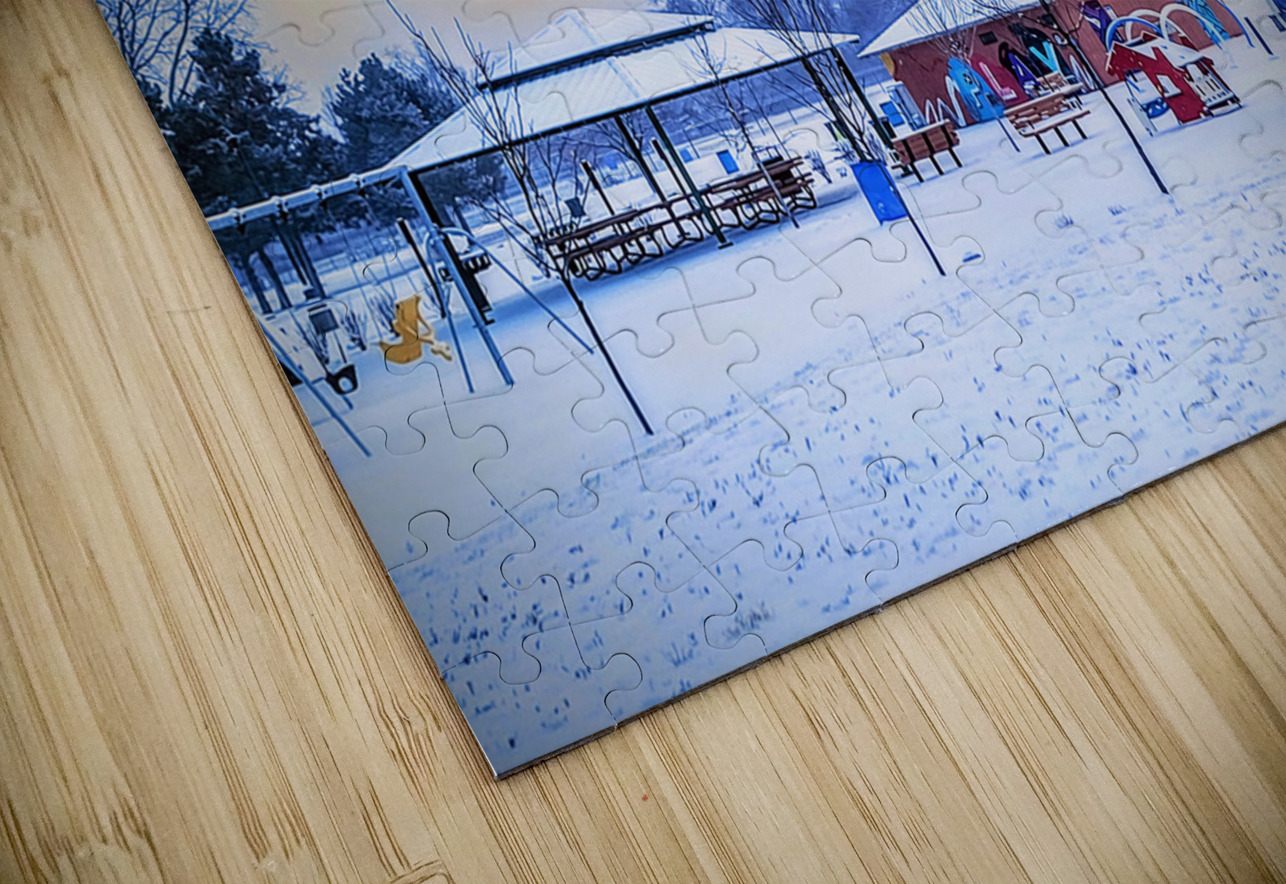 Snowy Playground Click4Pix Puzzle