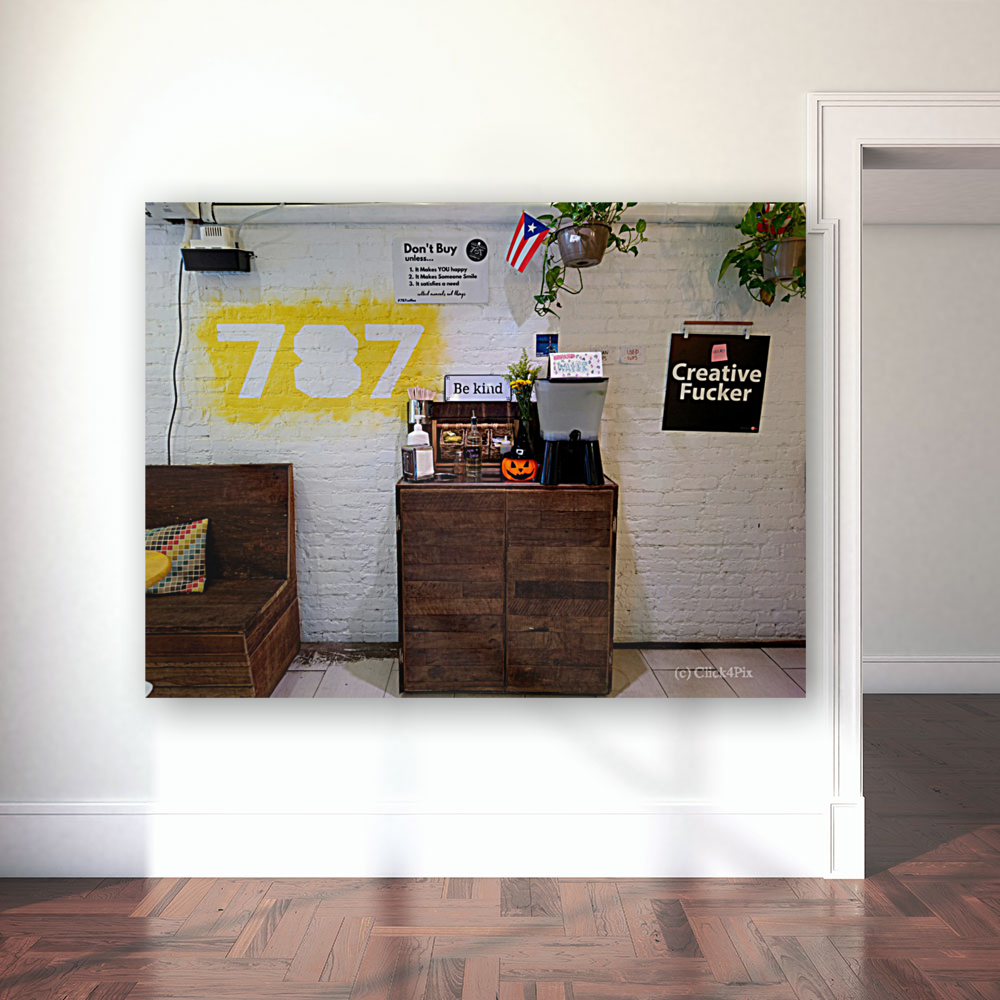 Creative Coffee Shop Display Art